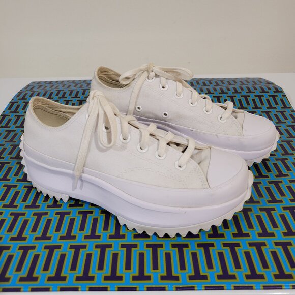 Converse Shoes - CONVERSE Platform White Canvas Sneaker Size 8.5
